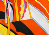 Emilio Pucci Abstract Print Ruffle Mini Dress – Size S ladies