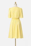 Zadig & Voltaire Rodji Silk Yellow Dress Size M medium ladies