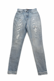 DOLCE & GABBANA GRACE HIGH WAISTED DISTRESSED SKINNY JEANS DENIM SIZE I 42 UK 10 US 6 LADIES