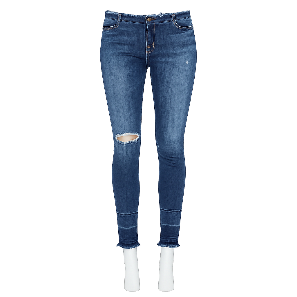 J brand mid rise capris in stigma distressed jeans size 25