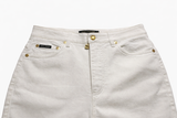 Dolce & Gabbana Audrey White Jeans Straight Leg Size I 42 US 6 UK 10 ladies
