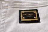 Dolce & Gabbana Audrey White Jeans Straight Leg Size I 42 US 6 UK 10 ladies