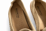 Fratelli Rossetti Green Side Nude Suede Leather Loafers with Tassel Size 38 ladies