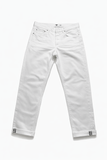 Christian Dior White Denim Folded Hem Jeans Size F 36 UK 8 US 4 ladies