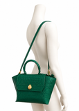 Ethan K Limited Edition Green Emerald Crocodile Satchel Handbag Bag Ladies