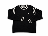 CHANEL 2022 CC Cashmere Sweater Jumper Size F 38 ladies