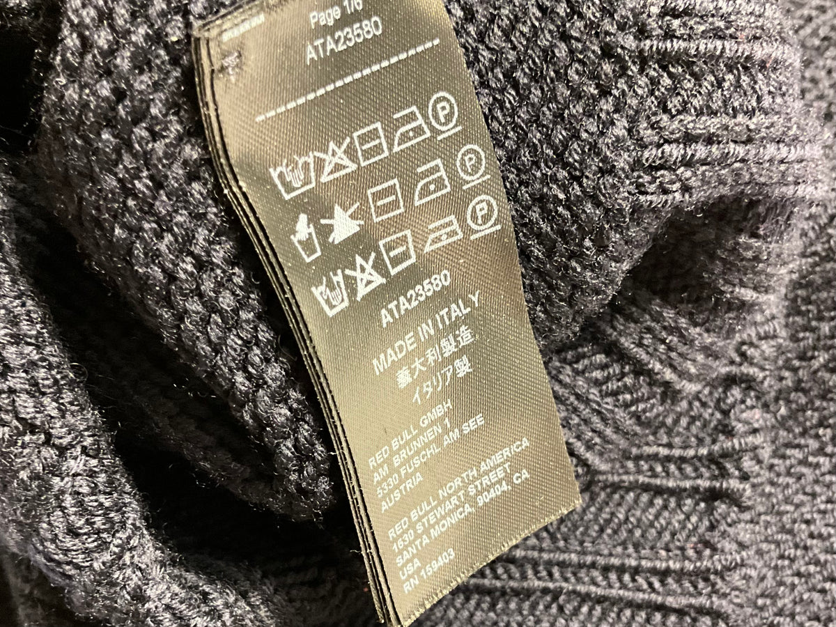 AlphaTauri Black 100% Wool Ribbed Turtleneck Jumper – Size M men