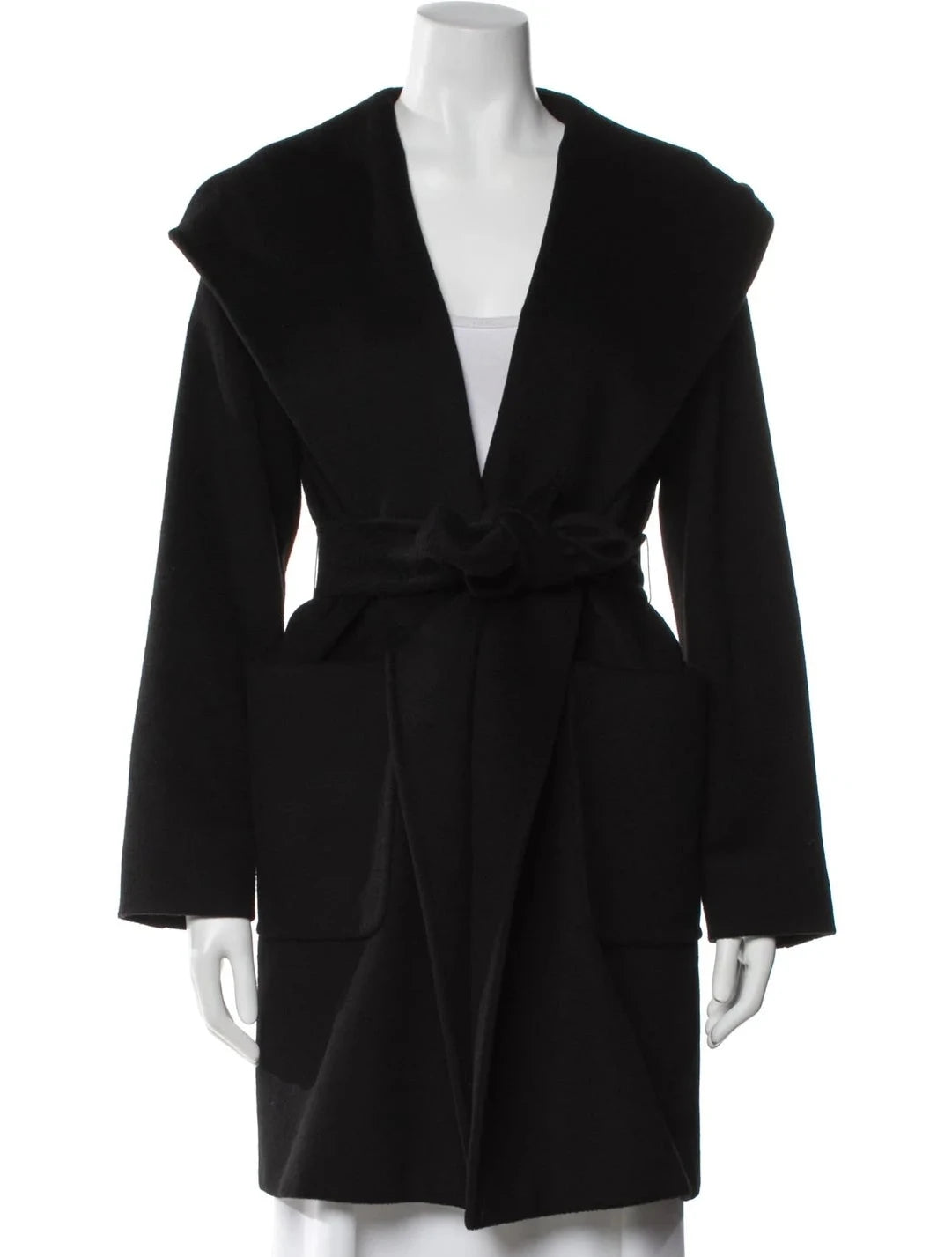 MAX MARA - RIALTO COAT BLACK SIZE S SMALL LADIES
