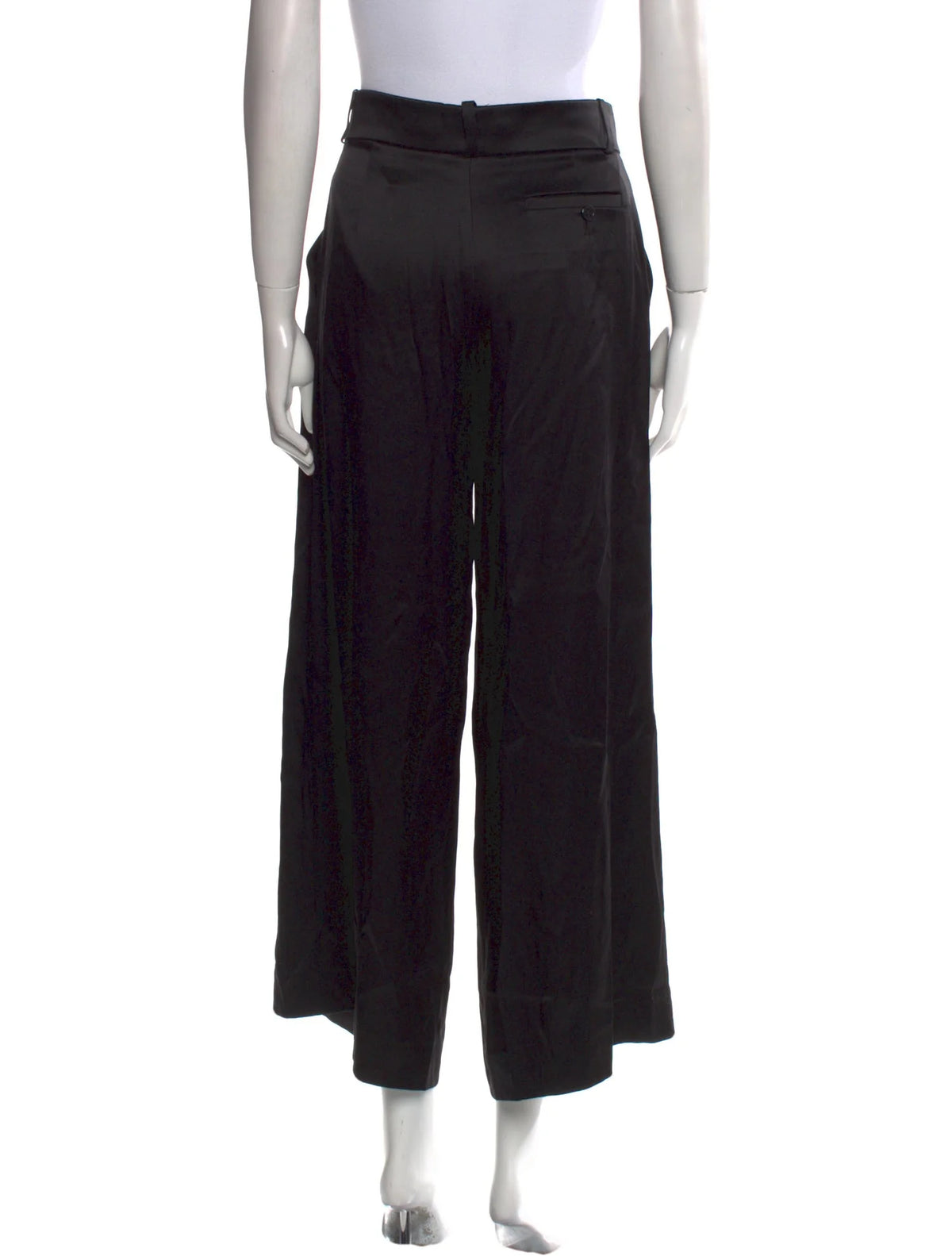 MONSE Upside Down Oversized Wool Culottes Pants In Black Size US 6 UK 10 ladies