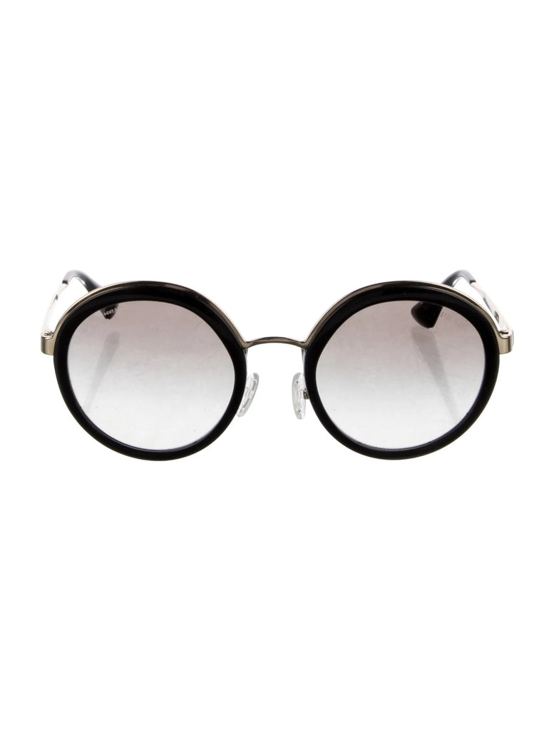 Prada Round Black Gold Oversized SPR50T 1AB-0A7 54-23-140 Prada Round Black Gold Oversized SPR50T 1AB-0A7 54-23-140