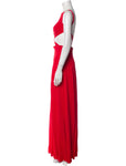 Ralph Lauren Collection Cut Out Red long maxi dress Size US 6 UK 10 ladies