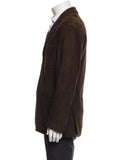 Boss by Hugo Boss Suede Leather Brown Jacket Blazer size 50 Men