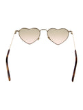 Saint Laurent SL301 LouLou Heart-Shape Gold Frame Sunglasses ladies