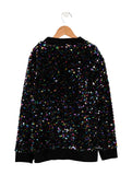 Stella McCartney Kids Girls' Sequin Woven Cardigan Size 12 years old children