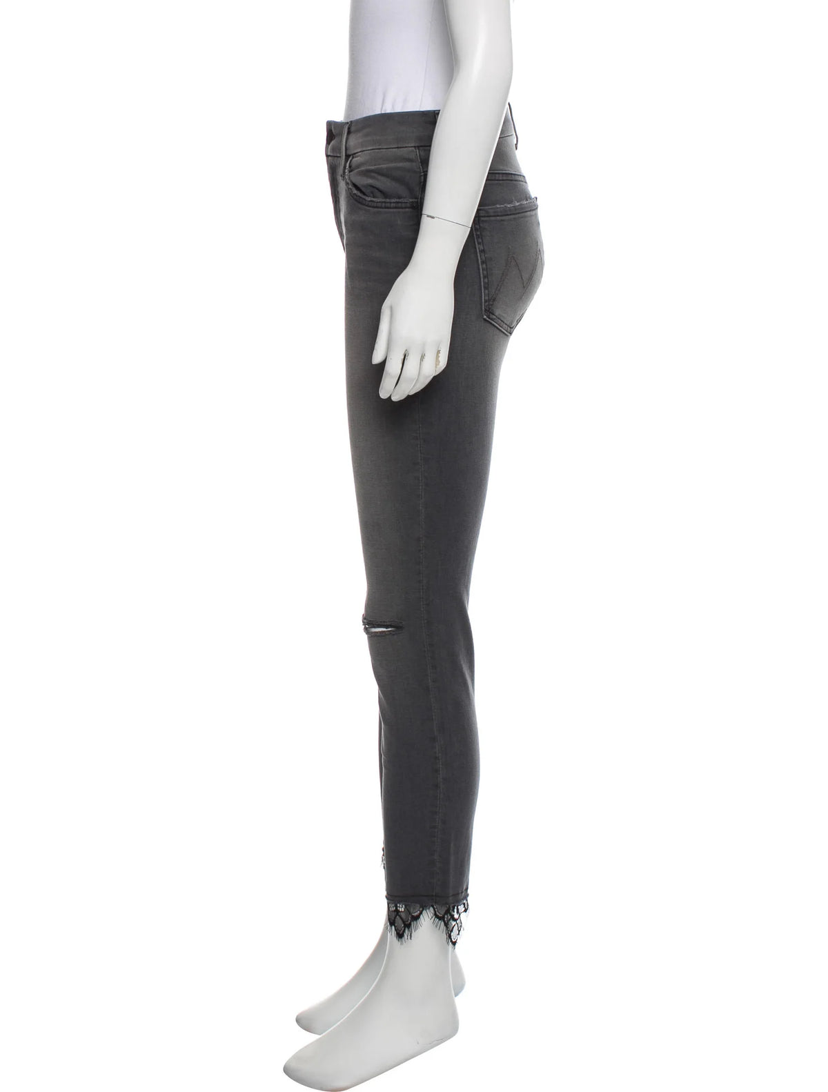 MOTHER High Waisted Looker Dagger Ankle Frat in A Luxury Saloon size 27 ladies