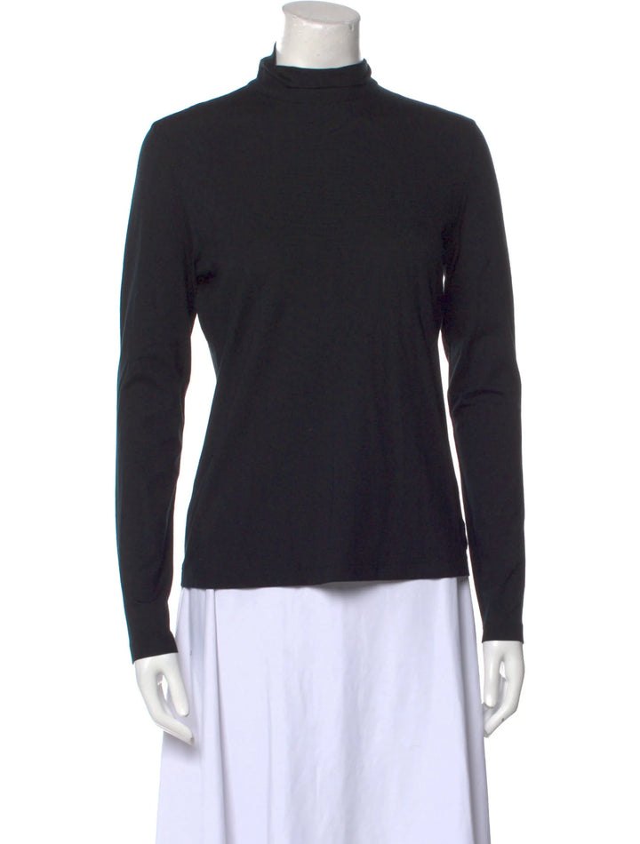 Akris Punto Turtleneck Long Sleeve Sweatshirt TOP Size US 8 F 40 ladies