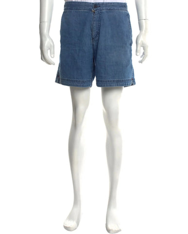 Orlebar Brown Denim Blue Jeans Shorts Size 34 men