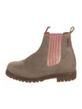 Penelope Chilvers OSCAR LEATHER TEAROSE KHAKI Ankle Chelsea Boots Size 38 ladies