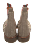 Penelope Chilvers OSCAR LEATHER TEAROSE KHAKI Ankle Chelsea Boots Size 38 ladies
