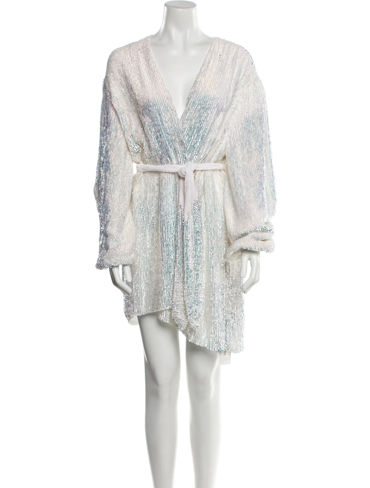 Retrofête Gabrielle iridescent sequin mini robe dress size M medium dress ladies