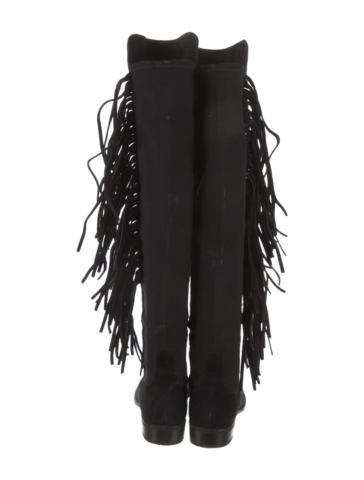 STUART WEITZMAN Suede Leather Mane Fringe Boots Size 38.5 UK 5.5 US 8.5 ladies