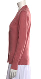 Tory Burch Simone Button Wool Cardigan, Pink Size S/P ladies