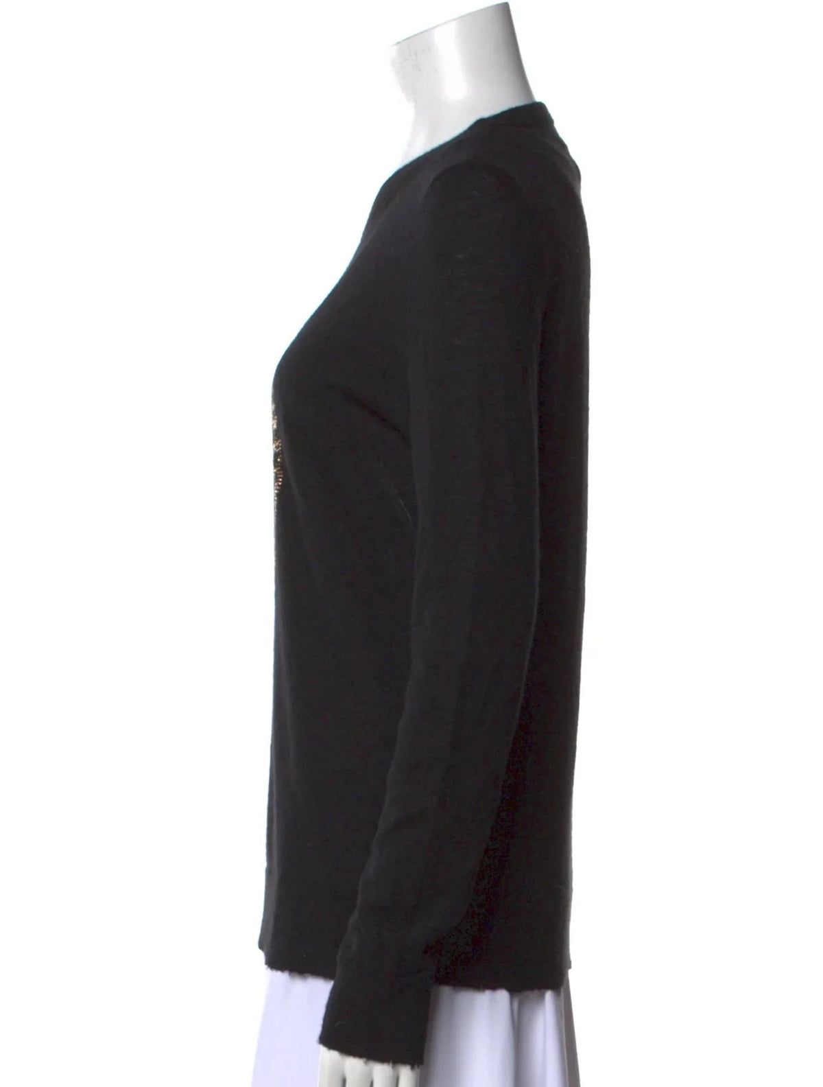Zadig & Voltaire Miss CP Cashmere Sweater Black Crystal Sweater Pullover ladies