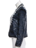 Zadig & Voltaire Vijou Sequin Jacket Blazer Size S small ladies
