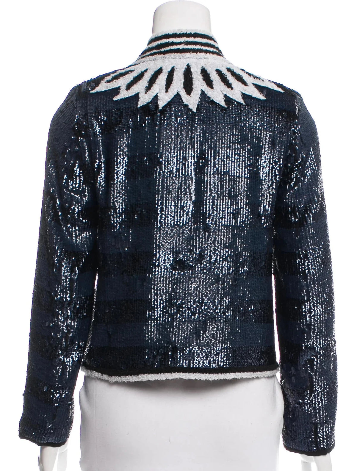 Zadig & Voltaire Vijou Sequin Jacket Blazer Size S small ladies