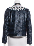 Zadig & Voltaire Vijou Sequin Jacket Blazer Size S small ladies