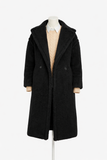 Max Mara Women's Teddy Oversized Coat in Black Size XS ladies