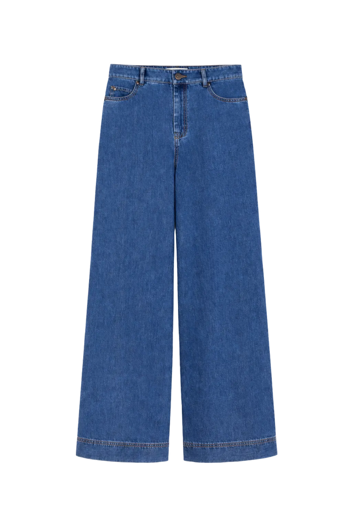 Weekend by MaxMara Cannes Wide Leg jeans size W34 UK 8 F 38 ladies