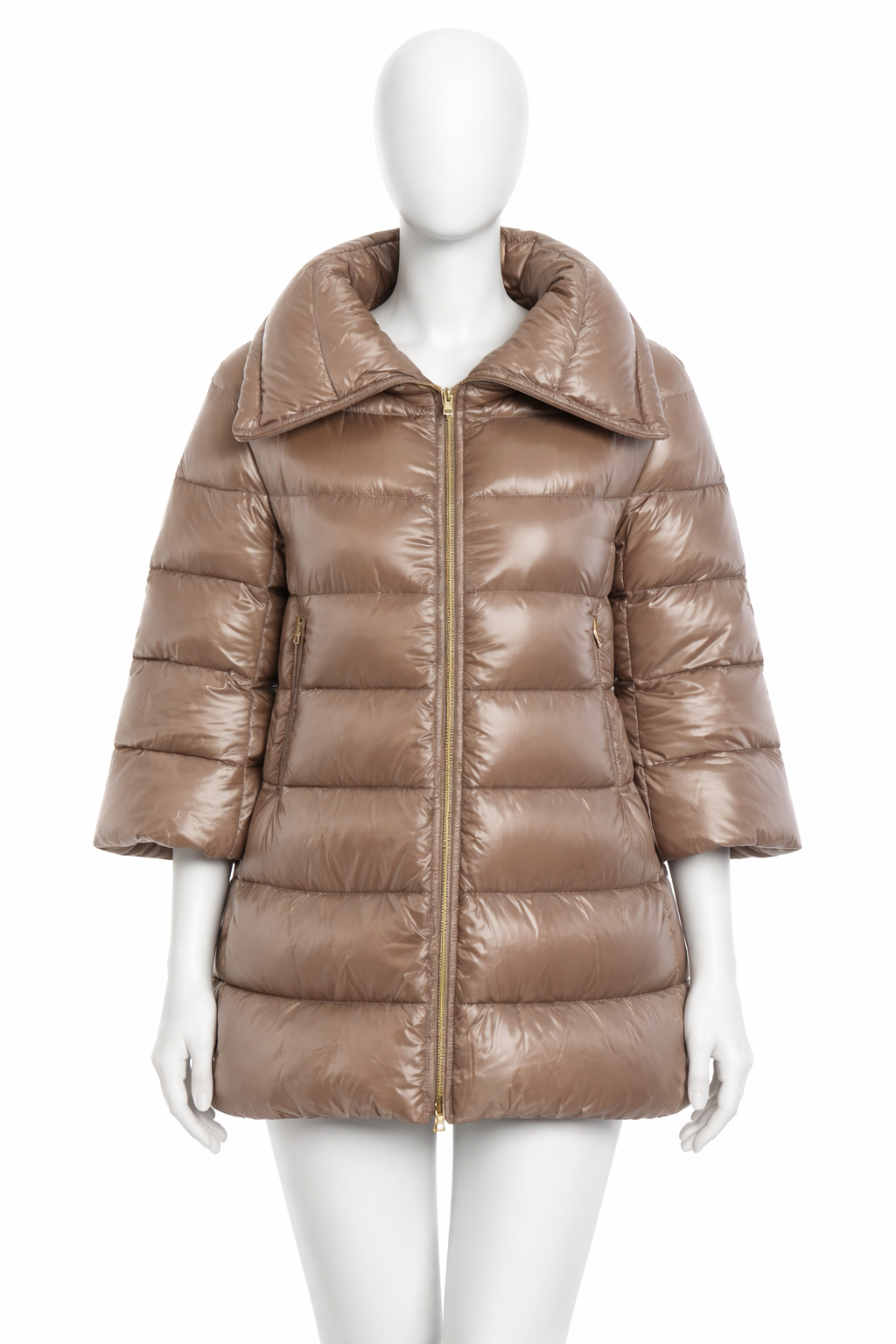 Herno Cleofe ultralight padded down feathers jacket coat size I 44 UK 12 US 8 ladies