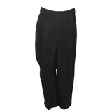 MONSE Upside Down Oversized Wool Culottes Pants In Black Size US 6 UK 10 ladies