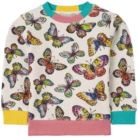 STELLA MCCARTNEY KIDS BUTTERFLY SWEATSHIRT JUMPER SIZE 10 YEARS CHILDREN