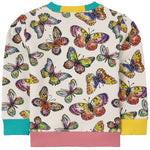 STELLA MCCARTNEY KIDS BUTTERFLY SWEATSHIRT JUMPER SIZE 10 YEARS CHILDREN