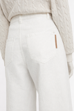 Brunello Cucinelli Cotton and linen wide-leg pants trousers Size I 40 US 4 UK 8 ladies