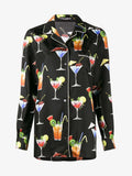 Dolce & Gabbana Silk Cocktail pyjamas Shirt Top Size I 40 Small ladies