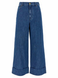 Valentino Chez Valentino 2025 High-rise wide-leg jeans denim size 30 ladies
