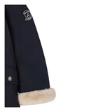 Bonpoint Giordana parka with fur lining Navy Winter Coat Jacket Size 10 years CHILDREN