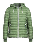 Herno Men's Green Globe Puffer Hooded Jacket Size 50 men