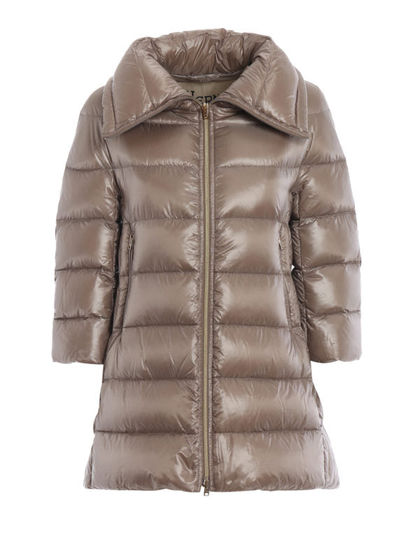 Herno Cleofe ultralight padded down feathers jacket coat size I 44 UK 12 US 8 ladies