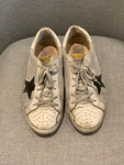 Golden Goose Distressed Off White Mesh SuperStar Sneakers Trainers Size 38 ladies