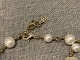 CHANEL CC Faux Pearl Chocker Necklace ladies