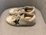 Golden Goose Distressed Off White Mesh SuperStar Sneakers Trainers Size 38 ladies