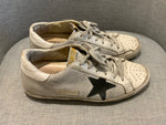 Golden Goose Distressed Off White Mesh SuperStar Sneakers Trainers Size 38 ladies