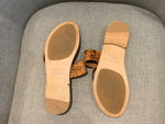 ÁLVARO GONZÁLEZ Alberta Snakeskin Slides Flip Flops Sandals Size 38 UK 5 US 8 ladies
