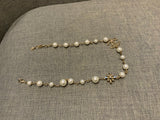 CHANEL CC Faux Pearl Chocker Necklace ladies