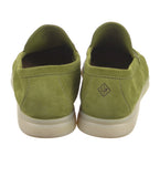 Loro Piana Women's Green Summer Walk Suede Loafers Size 36 UK 3 US 6 ladies