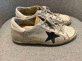 Golden Goose Distressed Off White Mesh SuperStar Sneakers Trainers Size 38 ladies